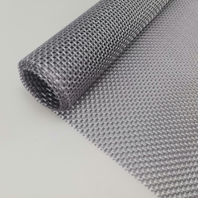 280 g/m2 0,35 mm Écran en maille de polyester noir et gris 30m-100m Longueur 15x11 Nombre de mailles