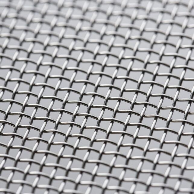 Écran d'insecte en acier inoxydable Tissue plate 0,18-0,24 mm 150-300 g Poids par mètre carré