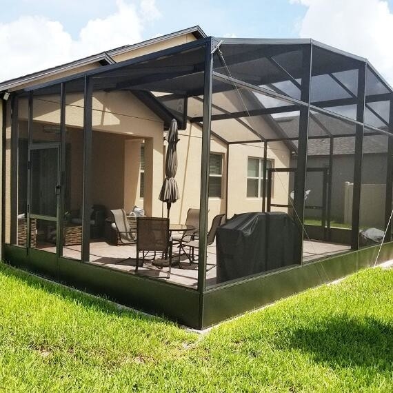 Piscine à haut rendement et écran de patio Charbon de bois 18 X 14 Maillage Taille 0.33mm Diamètre de fil