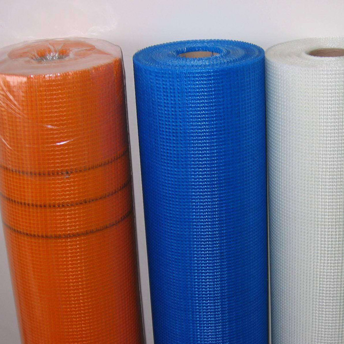 Rouleau de paroi en maille de renforcement en fibre de verre de 1,2 m Couleur verte 800N Résistance à la traction