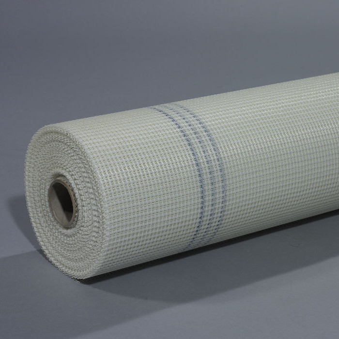 Ruloir de maille de renforcement en fibre de verre solide 50m-200m Longueur 4*4mm Ouverture pour le support mural