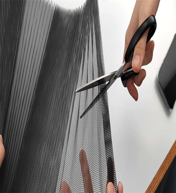 Écran d'insecte pliable pliable pour portes et fenêtres Écran rétractable pour mouches UV / imperméable