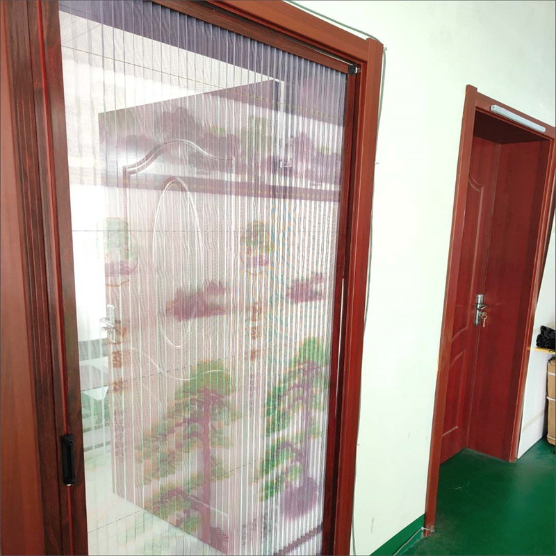 1 mm écran d'insecte en plis noir anti-vent moustiquaire pour fenêtre d'insecte pour une maison propre à l'air pur