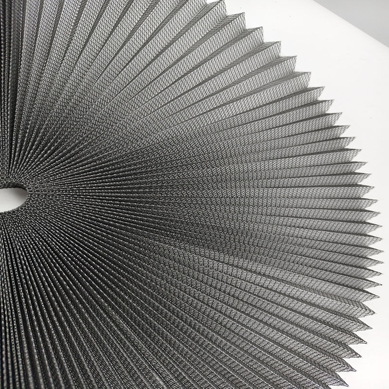 Largeur de plisse 0,5 à 3,5 m 18 x 16 mailles Écrans à mouches plissés pour écrans de porte de patio