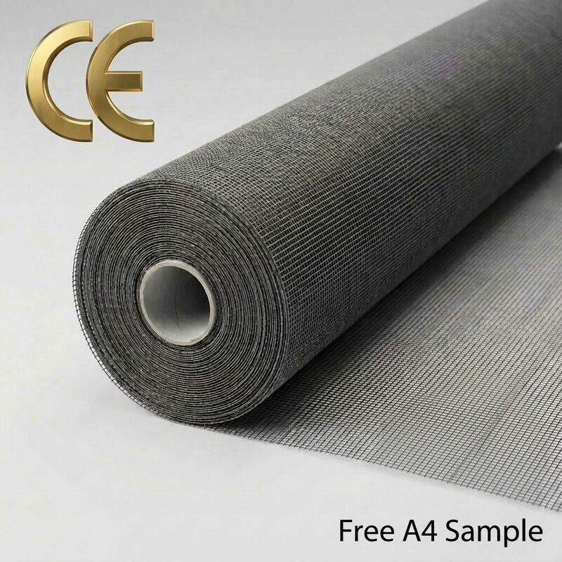 Wide 1.8m Fiberglass Insect Screen Customizable Fiberglass Fly Screen Mesh for Windows & Patio Doors – Insect Protection, Durable Roll, Factory Price