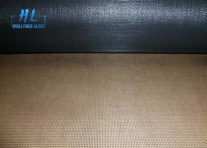 Moustique d'écran d'insecte de fibre de verre enduit par PVC anti utilisé pour la fenêtre et les portes
