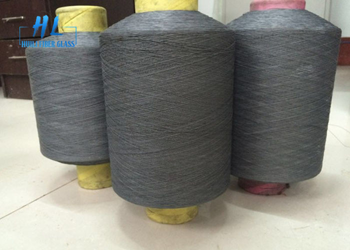Couleur anti-corrosive anti-vieillissement de fil enduit de fibre de verre de PVC de Huili diverse