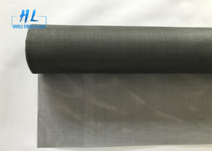 Un écran de moustique d'insecte de fibre de verre de couleur de noir de vision de manière utilisé pour le cadre en aluminium