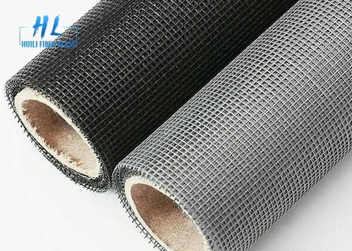 Facile de nettoyer l'écran d'insecte de fibre de verre noir et la couleur grise utilisée pour des bâtiments