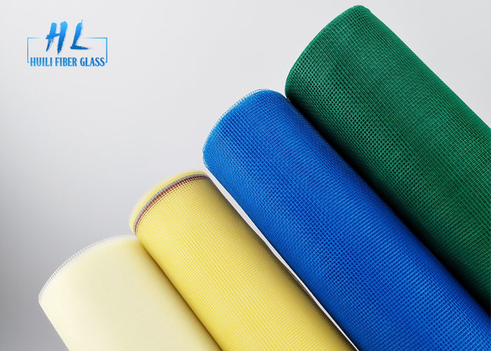 Maille colorée de preuve de mouche de fabrication d'écran de fenêtre de moustique de fibre de verre avec le PVC