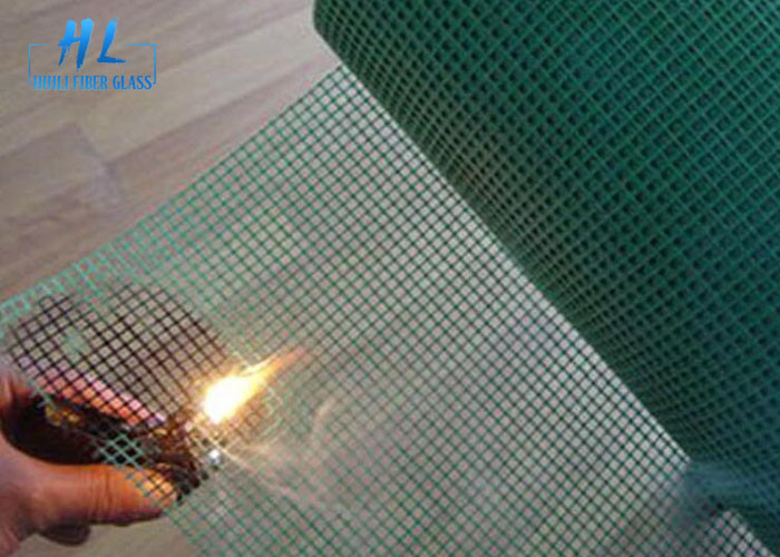 Couleur grise enduite de PVC d'écran d'insecte de la fibre de verre 18*16 avec longtemps utilisant la vie