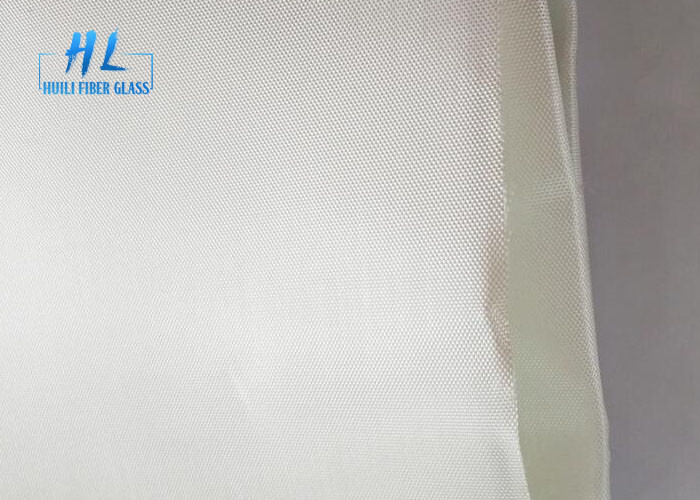 Tissu en fibre de verre sans alcalinité, tissé simple, flammabilité à 550°C, résistance à la température, tissu blanc