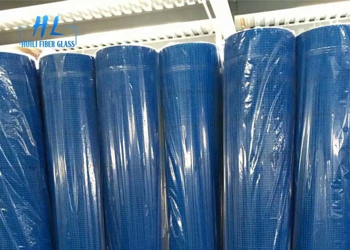 Grillage bleu de fibre de verre, bande en verre de couture de fibre de verre de C pour le renfort de mur