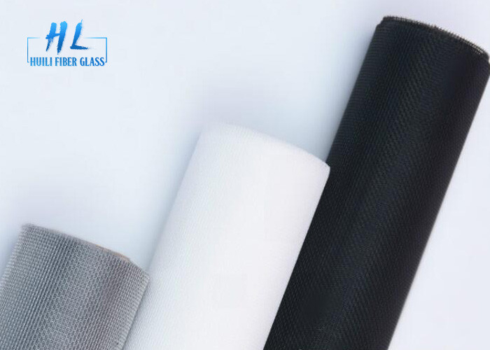 Longévité tissée par plaine de maille de l'écran 20*22 d'insecte de PE du noir pp de blanc gris bonne