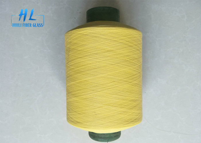 Isolement PVC enduit de fibres de verre Fils 34tex 1/0 Tex Count E VITRE Matériau en fibres de verre