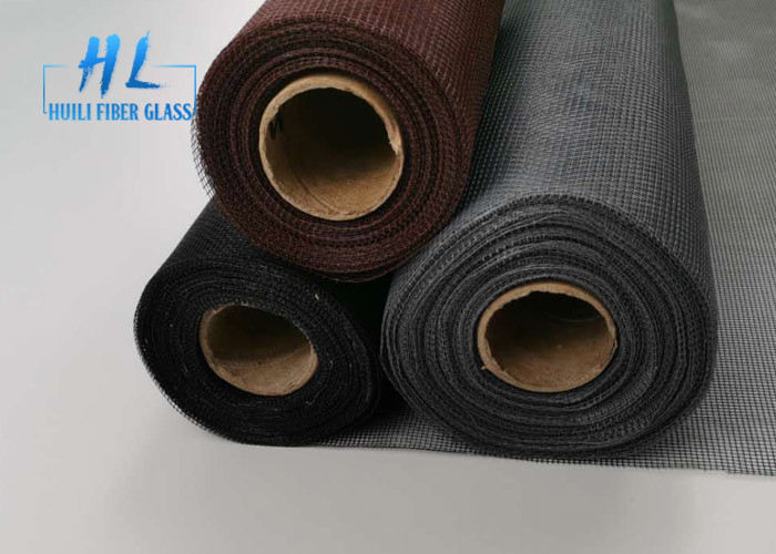 Moustiquaire enduite de fibre de verre de PVC de la couleur 17*14 ene ivoire pour Windows