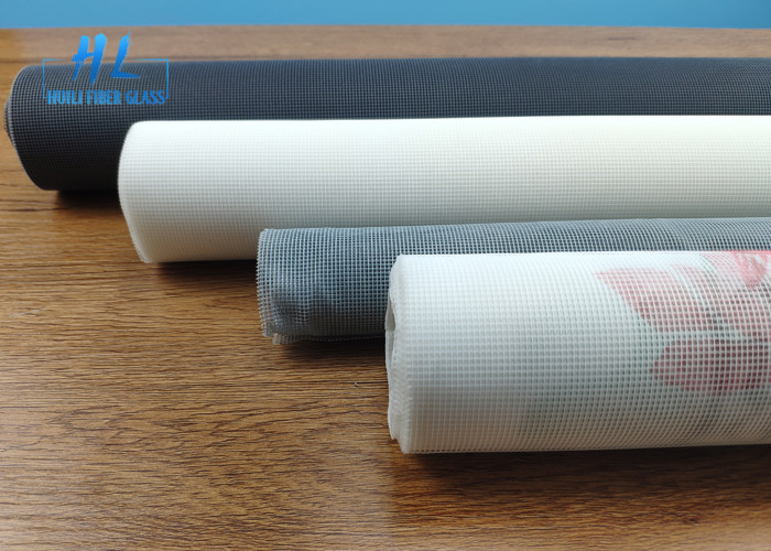 Tissu en polyester enduit de fibre de verre à longue durée de vie, écran d'insecte, différentes tailles