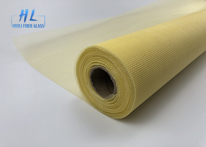 Couleur ene ivoire, écran de fenêtre de fibre de verre pour le marché de l'Inde, petit prix avec bon de tension, usine directement