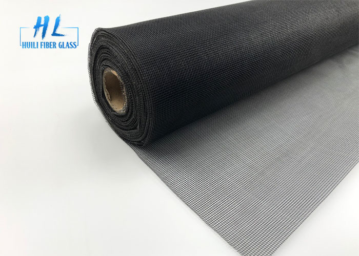 Écran imperméable d'insecte de fibre de verre de couleur du noir 20*22 pour le filtre