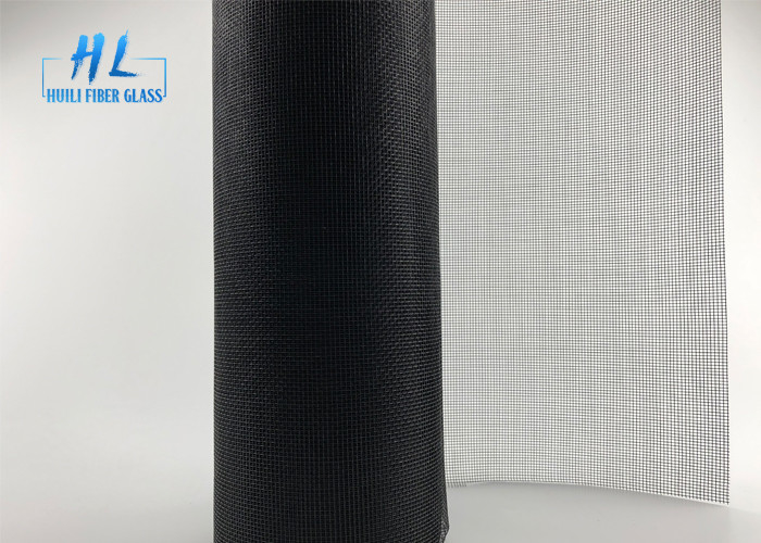 17*15 moustiquaire d'écran de fenêtre de fibre de verre de couleur de noir de la maille 110G