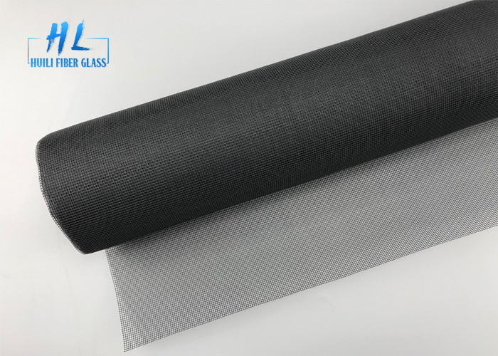 17*15 moustiquaire d'écran de fenêtre de fibre de verre de couleur de noir de la maille 110G