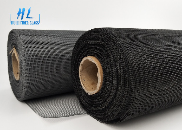 le PVC de la maille 18*16 a enduit la moustiquaire de fibre de verre des couleurs jaunes