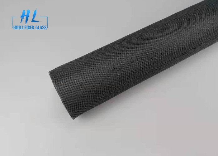 Maille jaune grise de moustiquaire de fibre de verre de noir de la maille 18*16 pour des portes