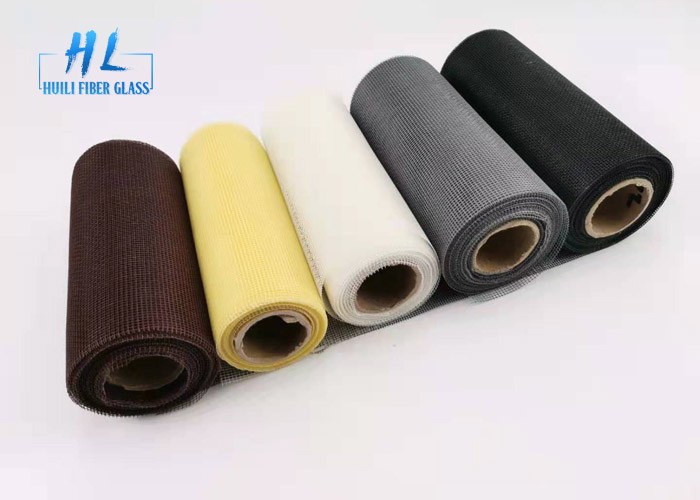 Écran gris d'insecte de fibre de verre de couleur de la marque 14*10 de Huili au marché du Nigéria