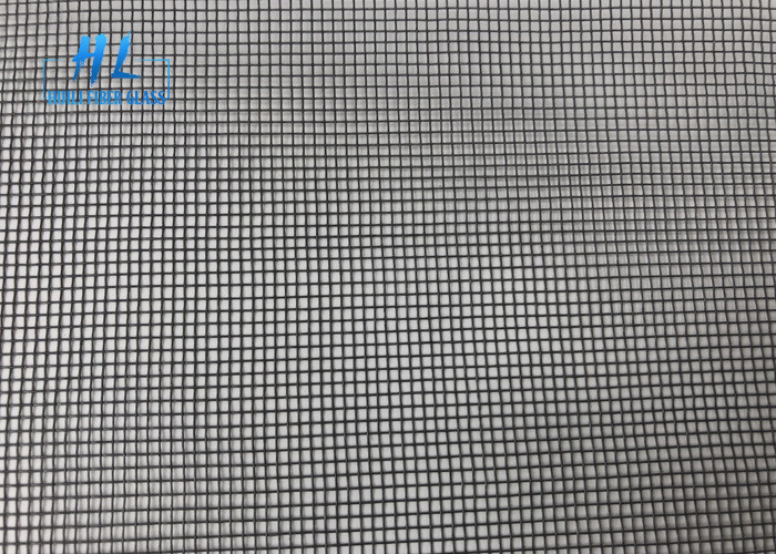 le PVC de 48ft*100ft a enduit la couleur 18*16 de noir de maille de moustique de la fibre de verre 105g