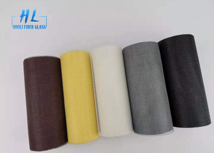maille de moustique de fibre de verre de couleur de 3ft 4ft 5ft*100ft Brown pour l'écran de fenêtre