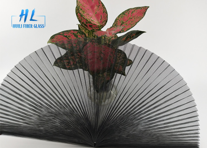 Écran pliable de fenêtre d'anti polyester de moustique avec la couleur noire et grise