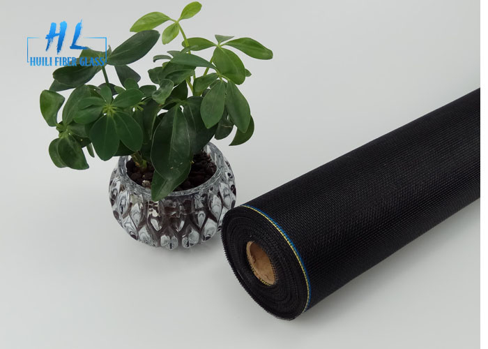 écran de fenêtre d'insecte de fibre de verre de 90G 110G 18*16 dans la couleur grise ou noire