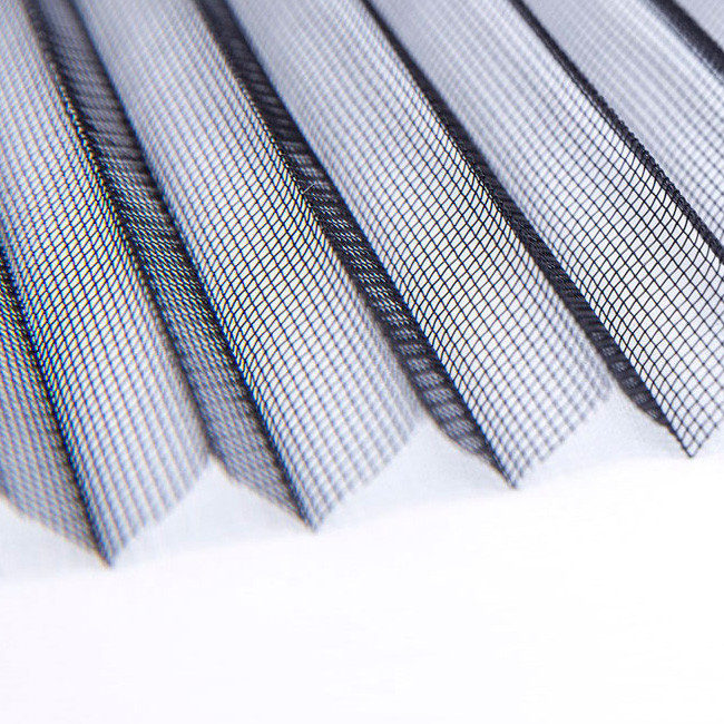 maille plissée par moustique se pliante d'écran de fenêtre de polyester de couleur de gris de 8ft 9ft