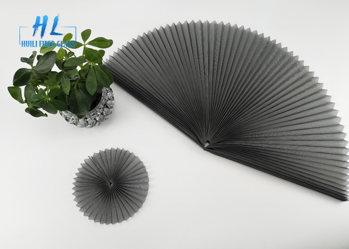 Maille se pliante d'écran d'insecte plissée par preuve de l'eau de filet d'écran de fenêtre de couleur grise