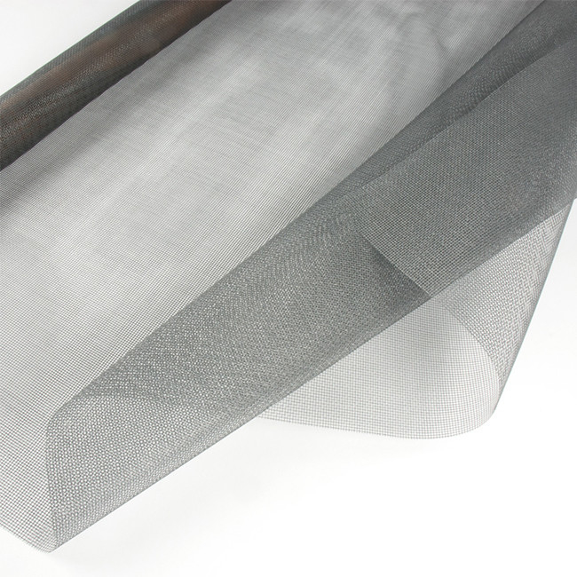Écran gris de mouche enduit par PVC d'armure toile d'écran d'insecte de fibre de verre de couleur pour des portes