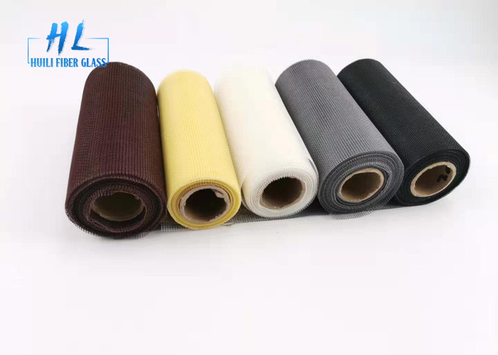 Couleur environnementale de noir de maille d'insecte de fibre de verre de 17*14 105gsm