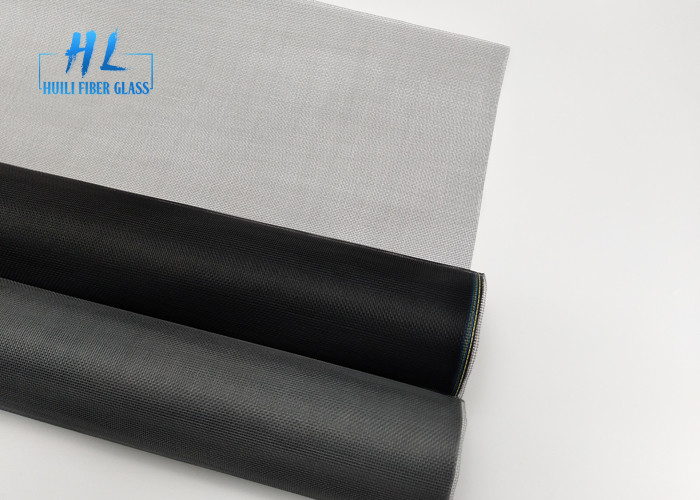 Écran de mouche en fibre de verre résistant aux UV en noir gris blanc 3,0m en fibre de verre en maille