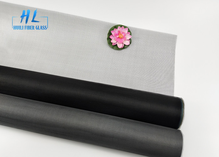 Préparation de surface enduite de PVC de maille d'insecte d'écran de mouche de fibre de verre de grosseur de la maille 20*22