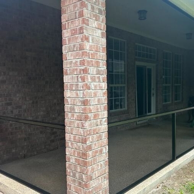 Écran de terrasse de piscine en fibre de verre PVC pour l'extérieur