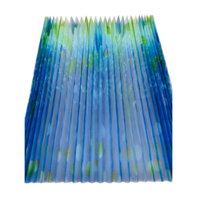 Livraison rapide Largeur 100 cm Écran UV résistant à la mouche plissé pour balcon Écran étanche au vent