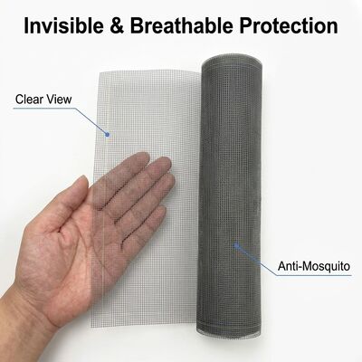 Moustiquaire de fenêtre en fibre de verre – Rouleau de maille anti-insectes durable, personnalisable pour les portes, vente en gros pour les quincailleries