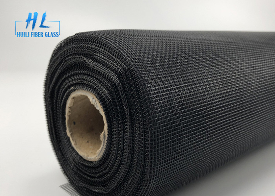 écran noir de mouche de la fibre de verre 120gsm de 4ft*30m avec le revêtement de PVC