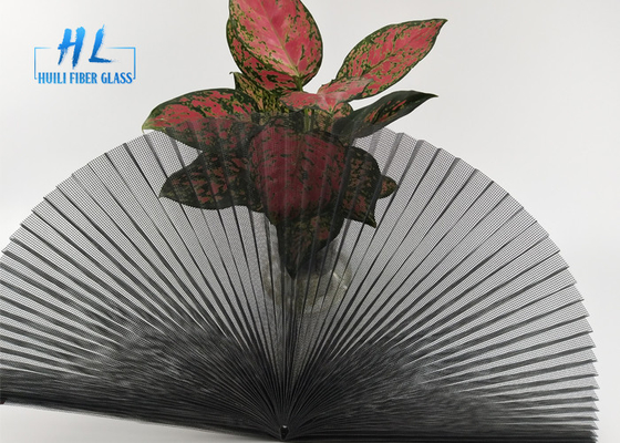Écran pliable de fenêtre d'anti polyester de moustique avec la couleur noire et grise