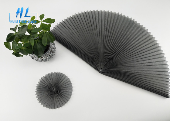 Maille se pliante d'écran d'insecte plissée par preuve de l'eau de filet d'écran de fenêtre de couleur grise