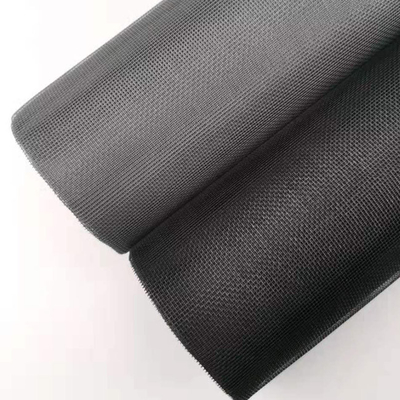Maille noire d'insecte de fibre de verre de charbon de bois de 18*14 0.33mm pour la piscine et le patio
