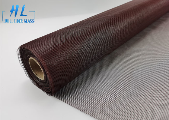 Écran d'insecte de fibre de verre de Brown 18*16 pour le produit d'insectes de protection