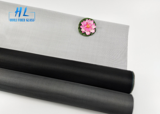 Préparation de surface enduite de PVC de maille d'insecte d'écran de mouche de fibre de verre de grosseur de la maille 20*22