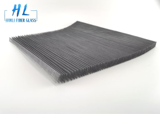 Écran gris d'insecte du plissé 18*15, ventilation d'air de maille d'écran de mouche de fibre de verre bonne